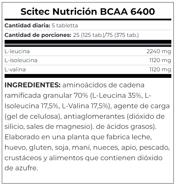 BCAA 6400