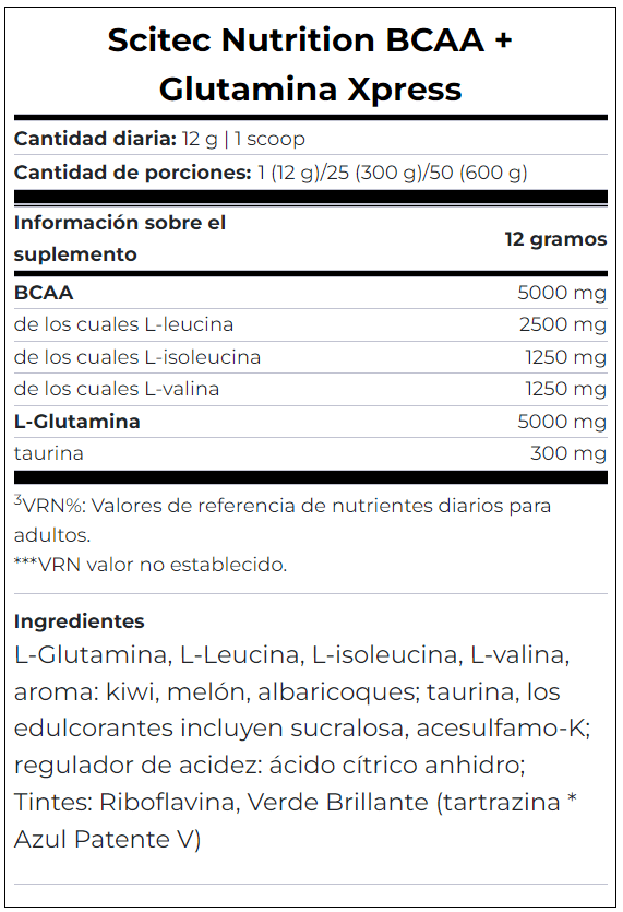 BCAA+GLUTAMINA